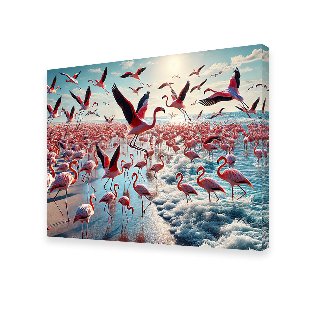 Flamingo Shore Wall Art