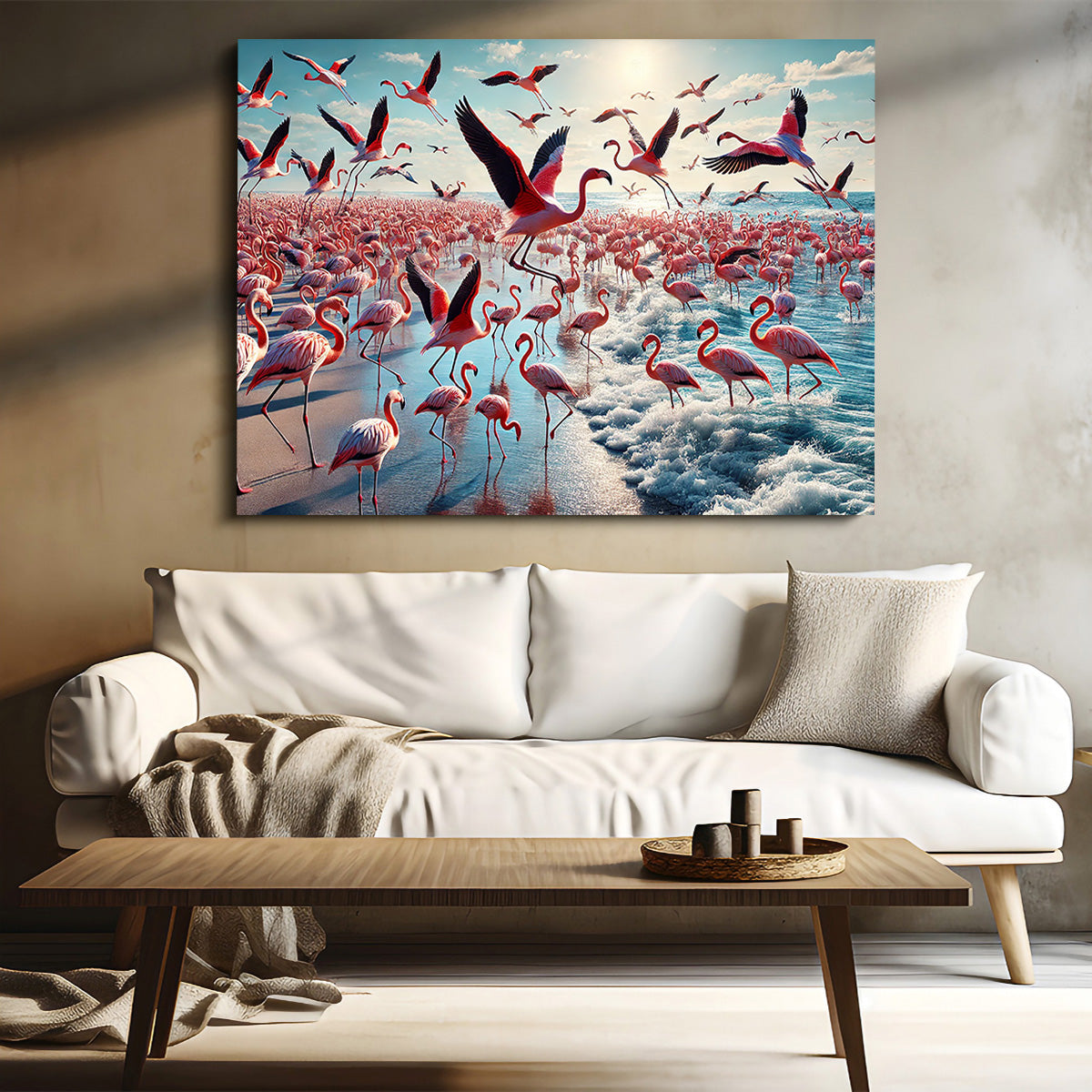 Flamingo Shore Wall Art