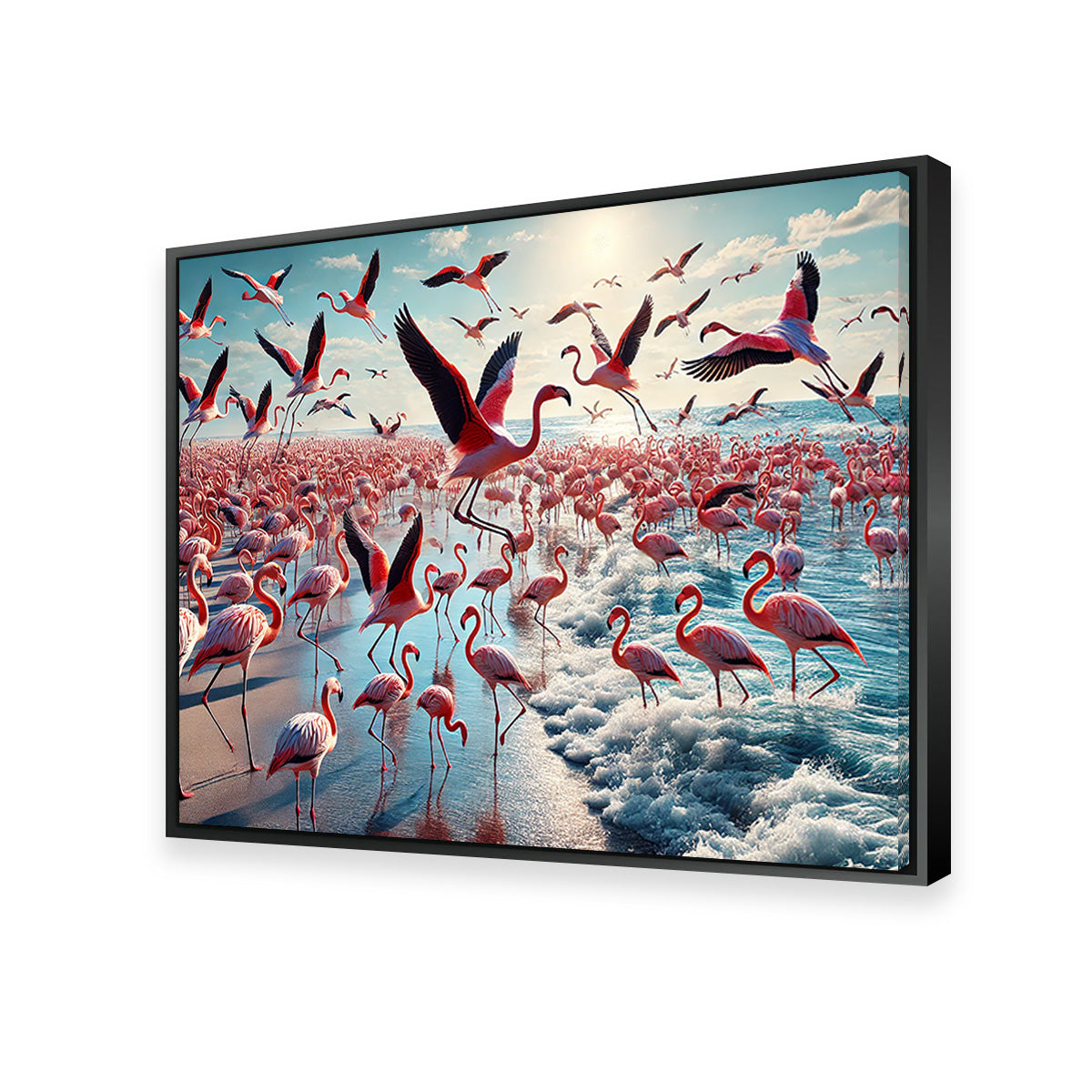 Flamingo Shore Wall Art