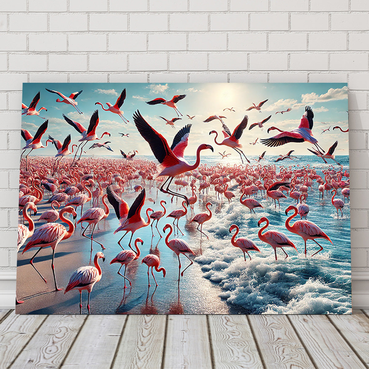 Flamingo Shore Wall Art