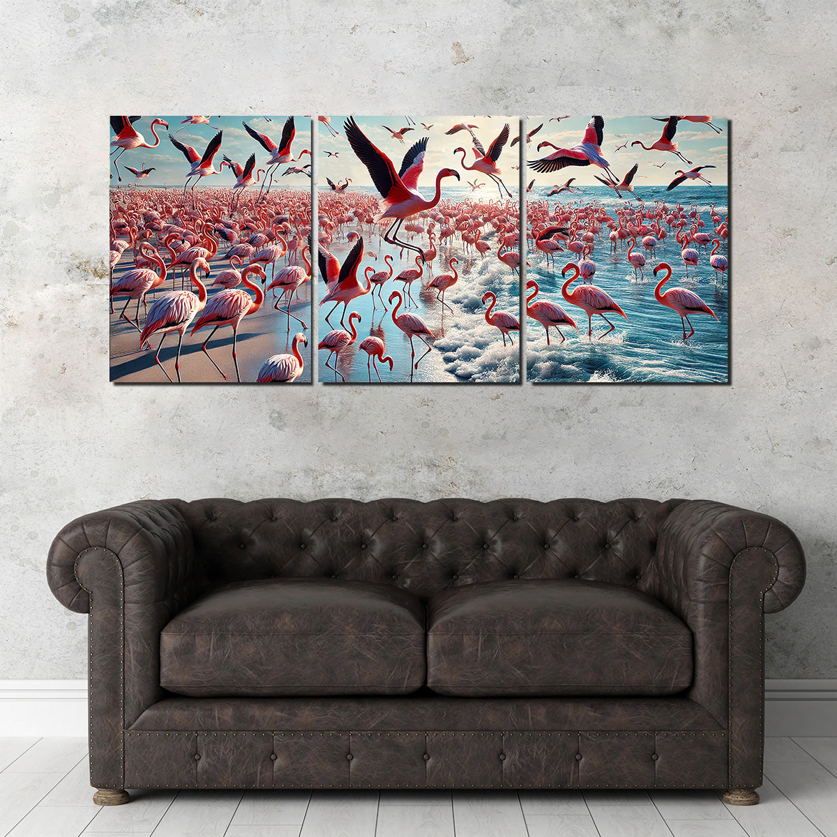 Flamingo Shore Wall Art