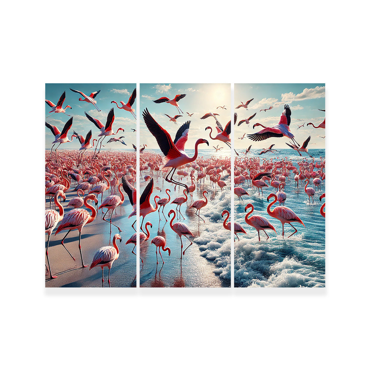 Flamingo Shore Wall Art