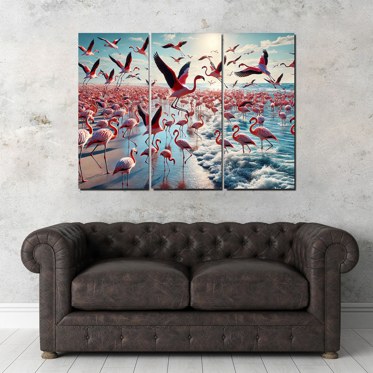 Flamingo Shore Wall Art