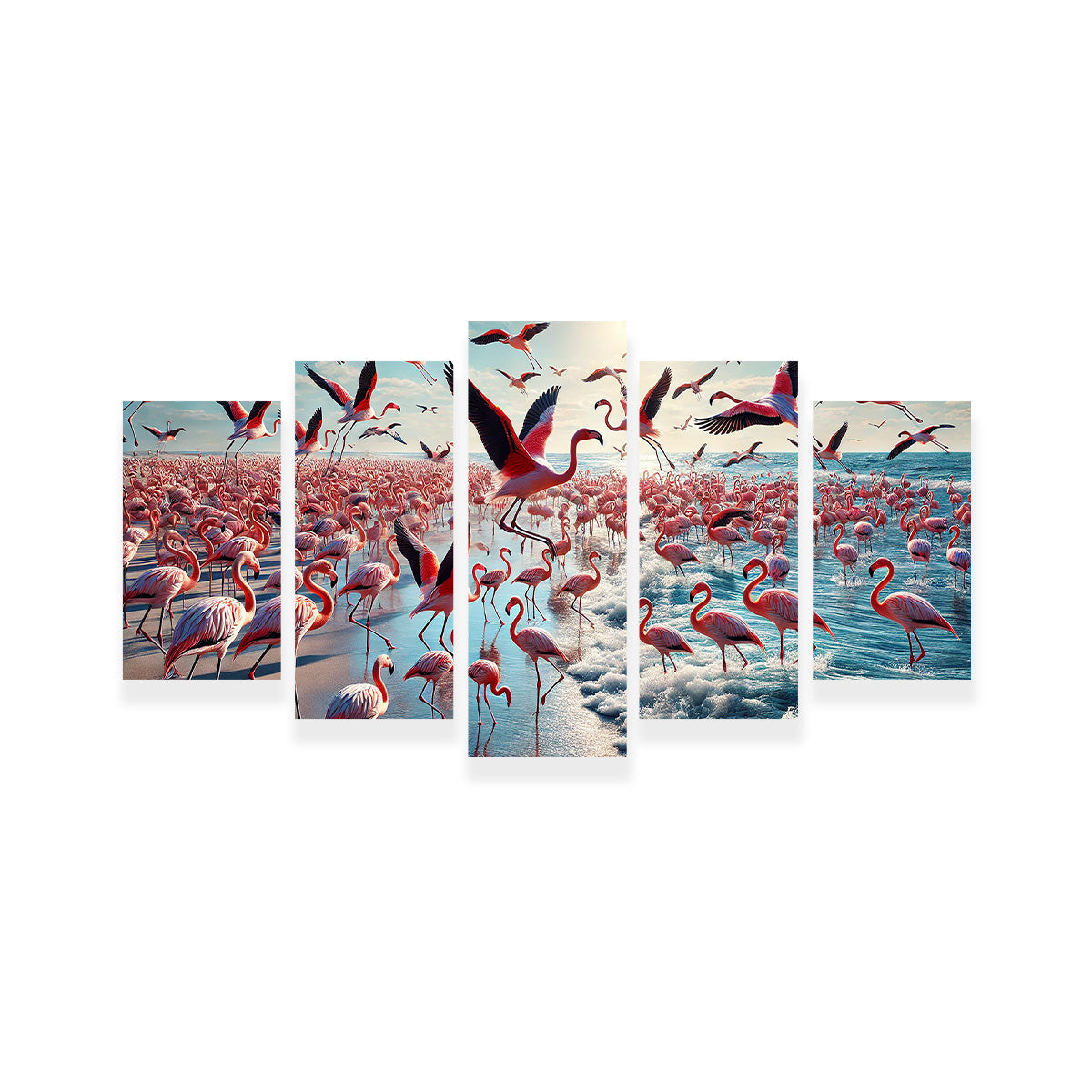 Flamingo Shore Wall Art