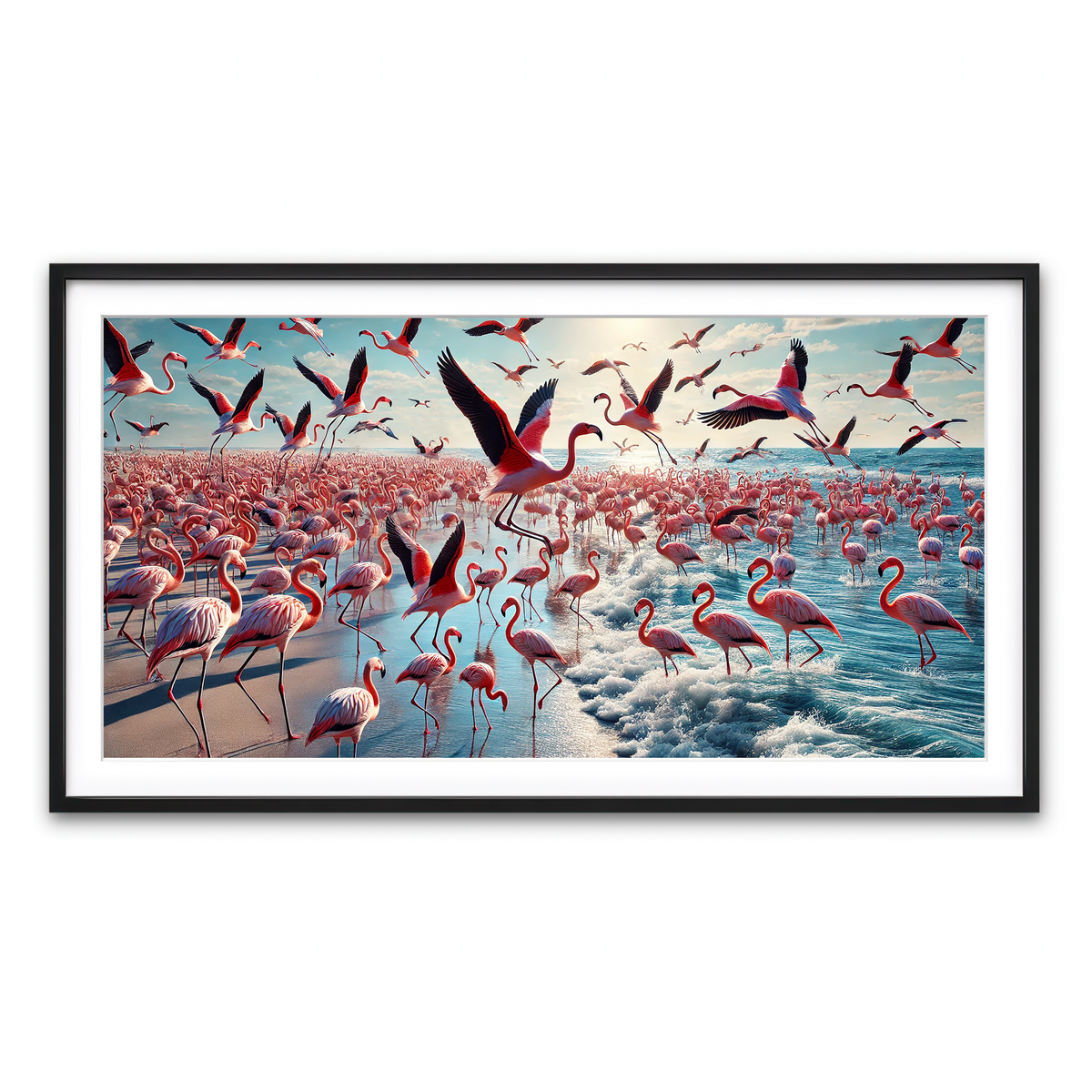 Framed Print 2x1 Black