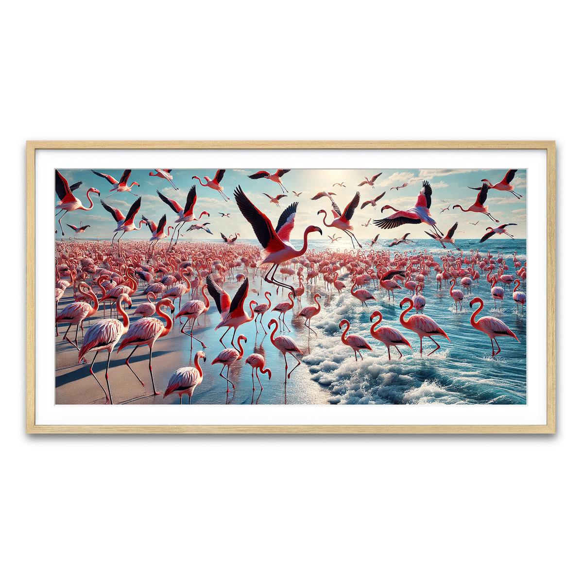 Framed Print 2x1 Natural