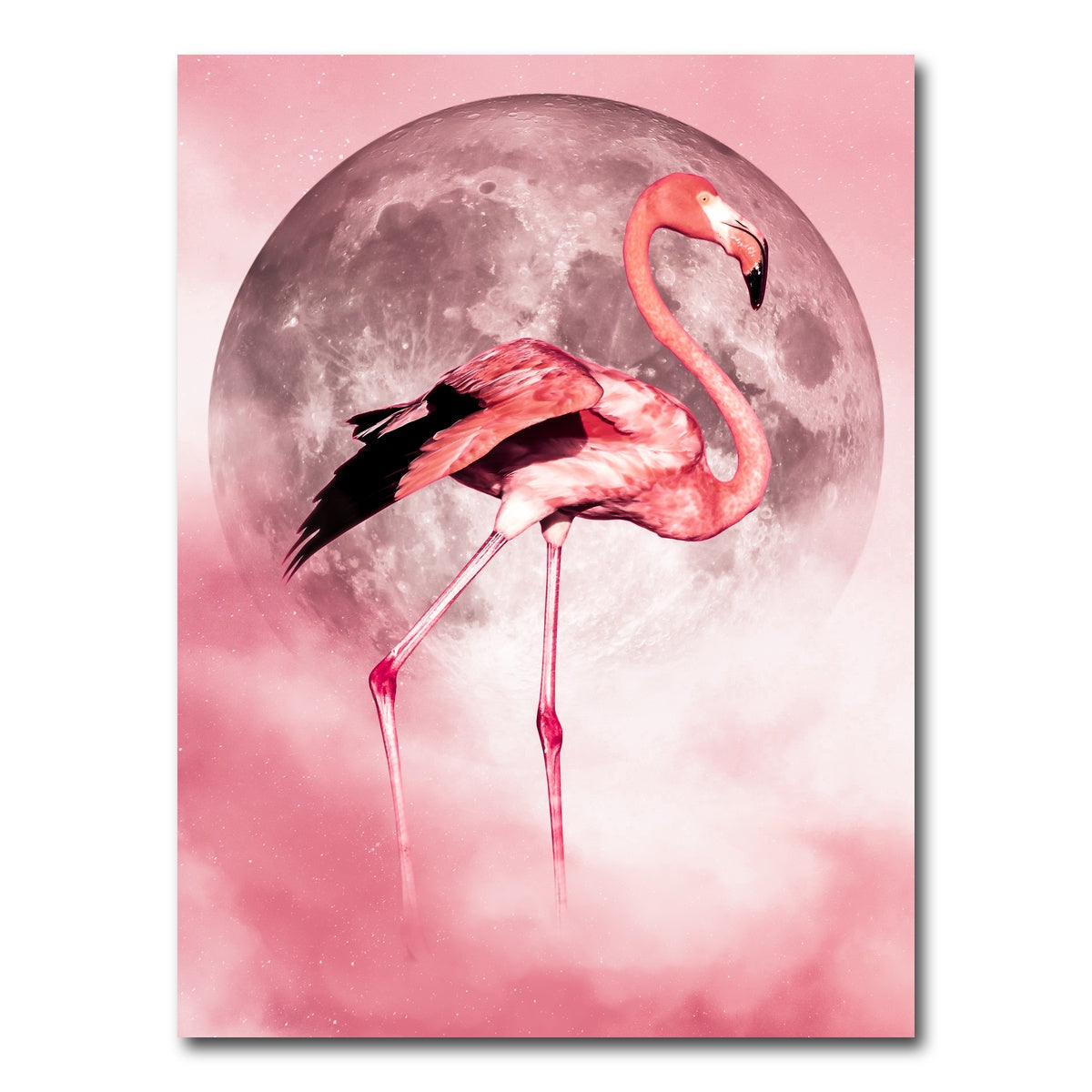 AUTO-MOCKUP WHITE | Flamingo | 1 Piece | Gallery Wrap Canvas | group=3x4