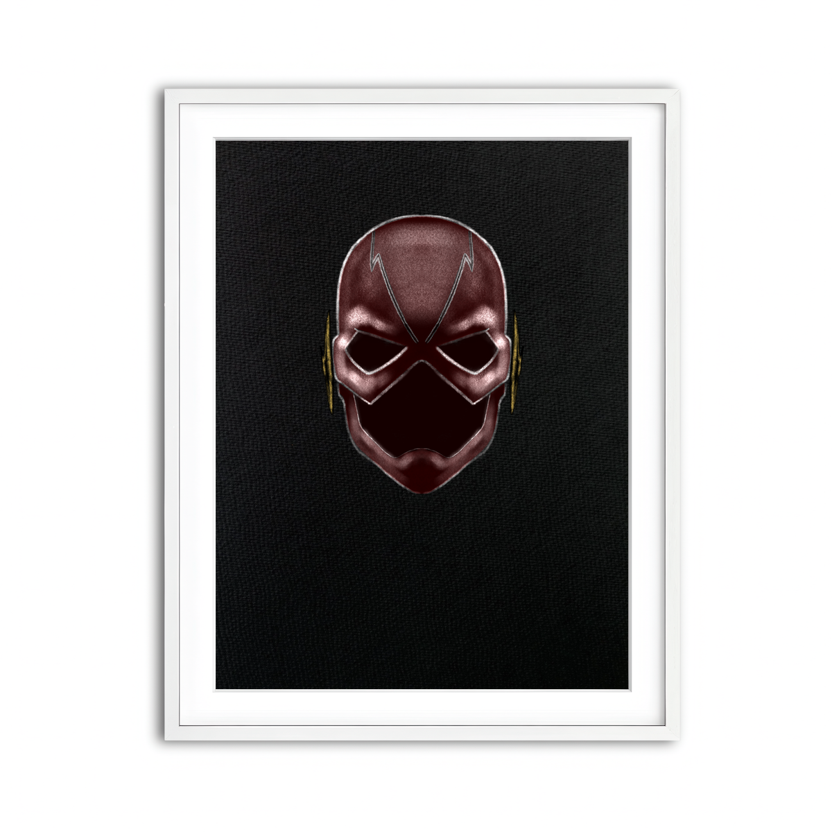 Framed Print 3x4 White