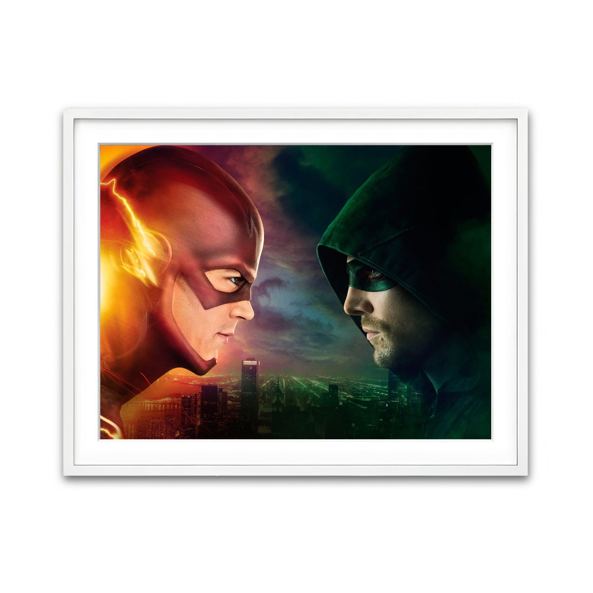 Framed Print 4x3 White