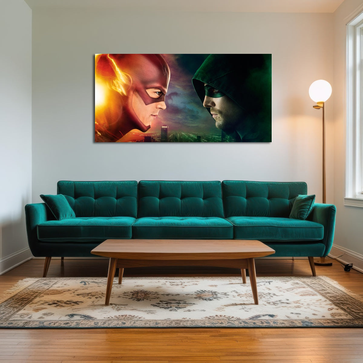 AUTO-MOCKUP ROOM | Flash vs. Arrow