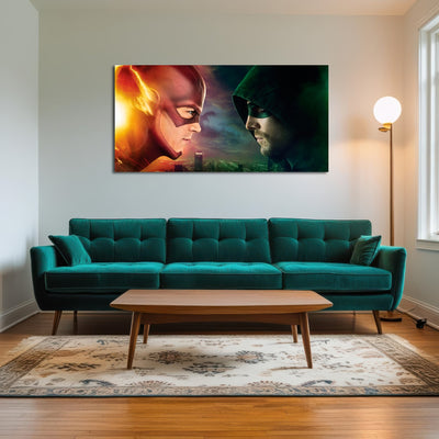 AUTO-MOCKUP ROOM | Flash vs. Arrow