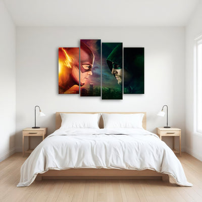 AUTO-MOCKUP ROOM | Flash vs. Arrow