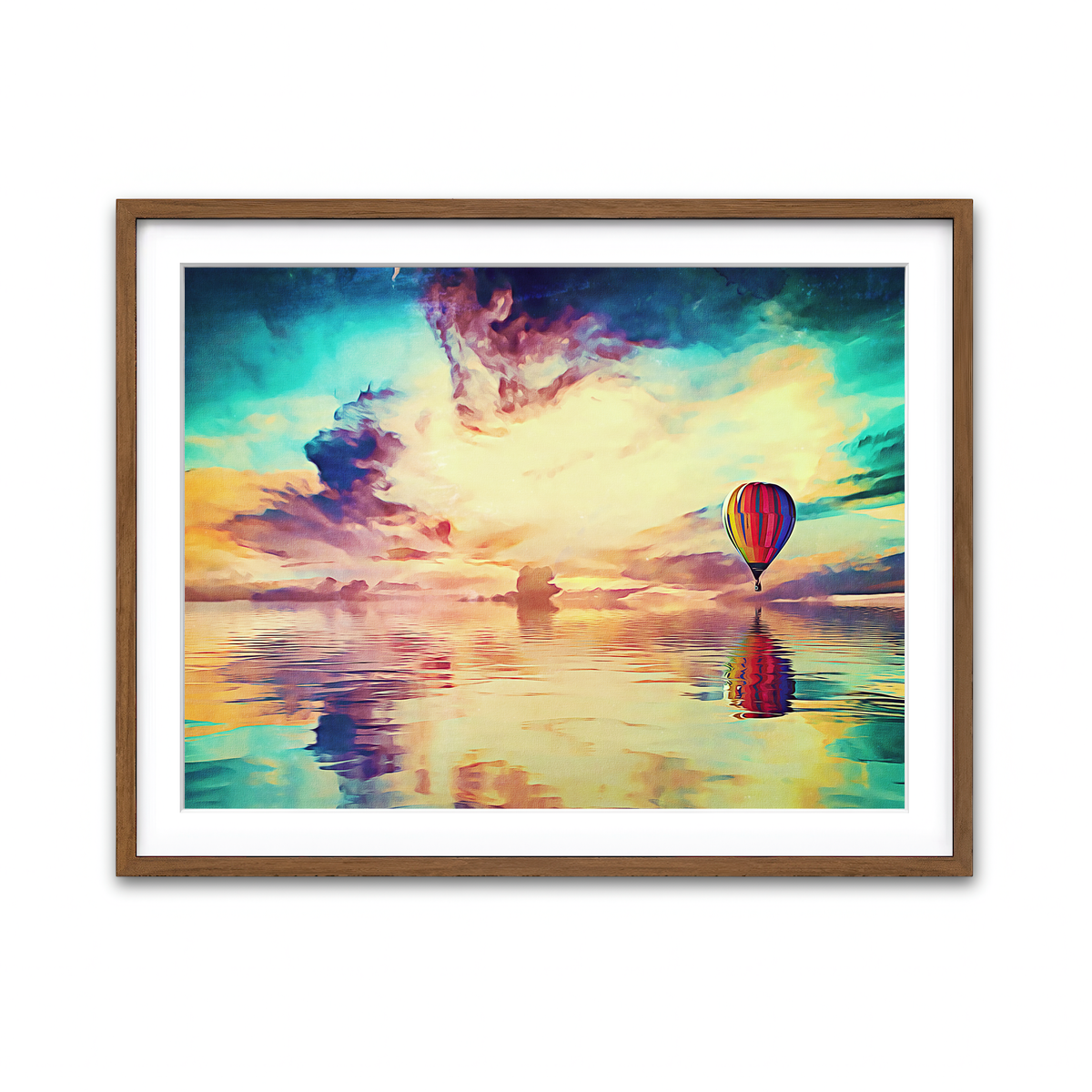 Framed Print 4x3 Walnut