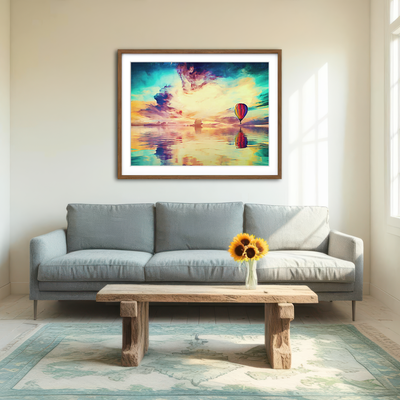 AUTO-MOCKUP ROOM | Floating Away Wall Art