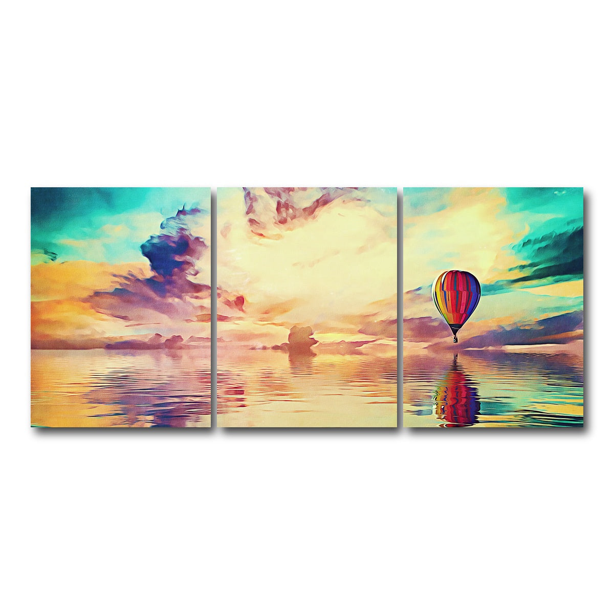 AUTO-MOCKUP WHITE | Floating away | 3 Piece | Gallery Wrap Canvas | group=18x24