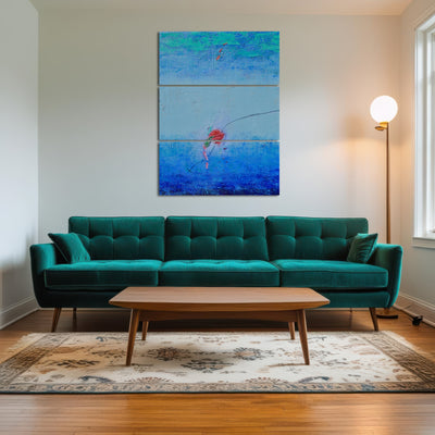 AUTO-MOCKUP ROOM | Floating in Blue