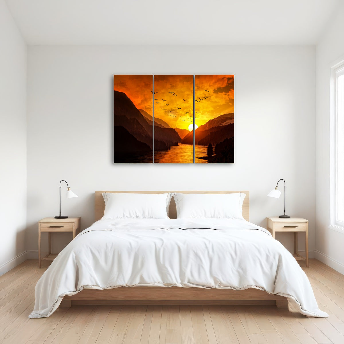 AUTO-MOCKUP ROOM | Flock at Sunset