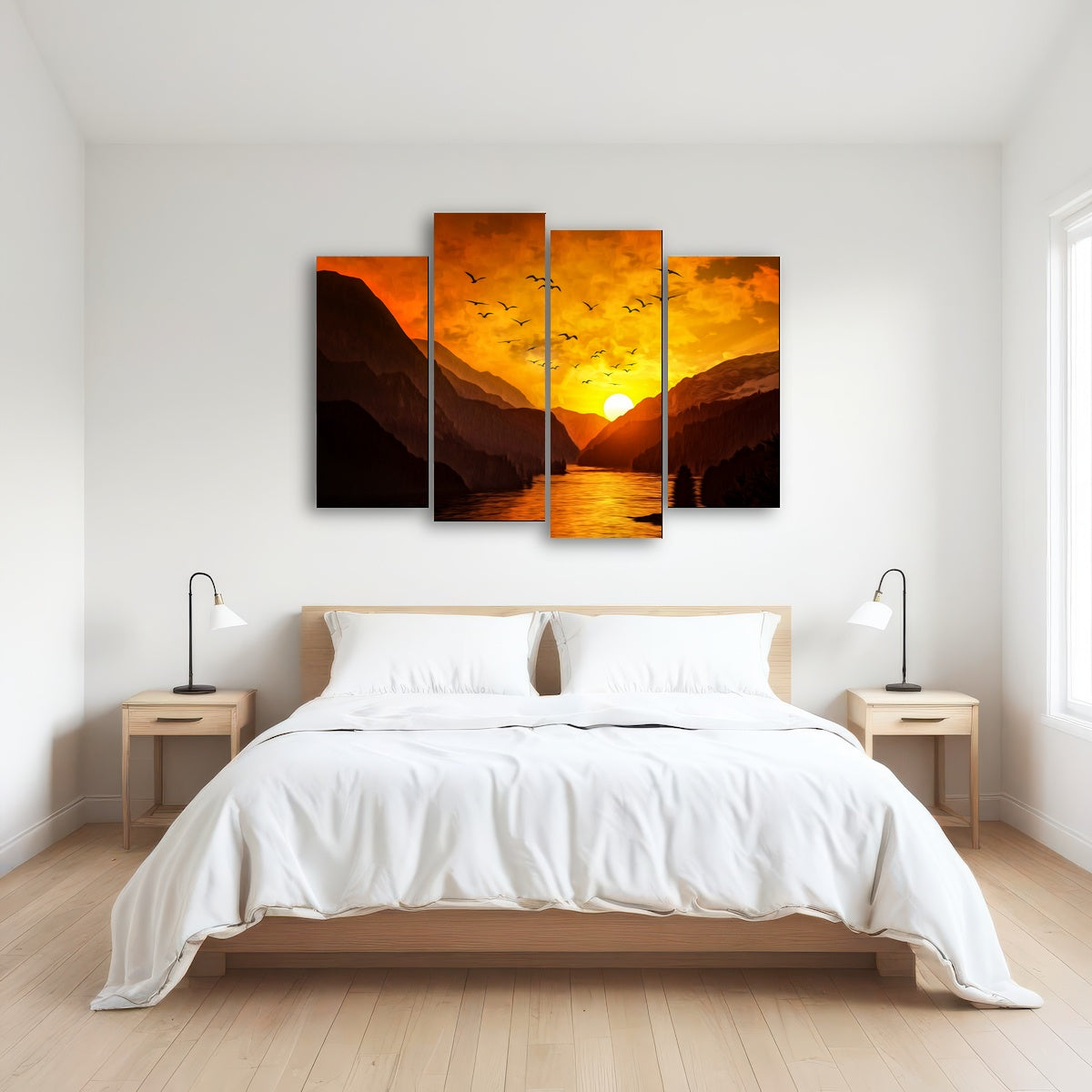 AUTO-MOCKUP ROOM | Flock at Sunset