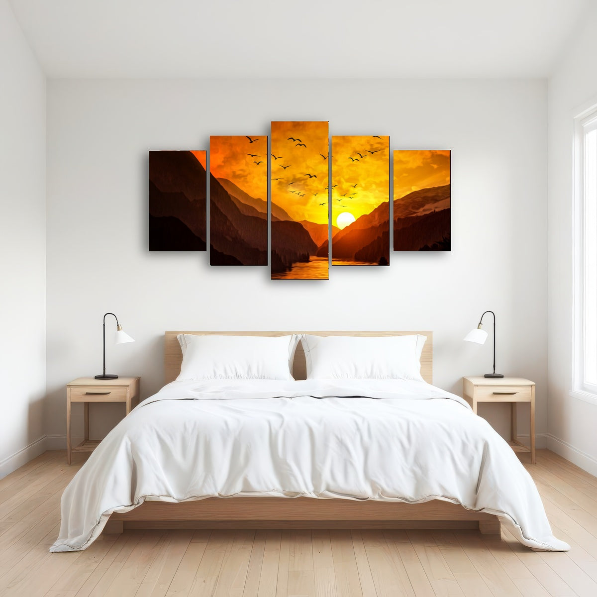 AUTO-MOCKUP ROOM | Flock at Sunset