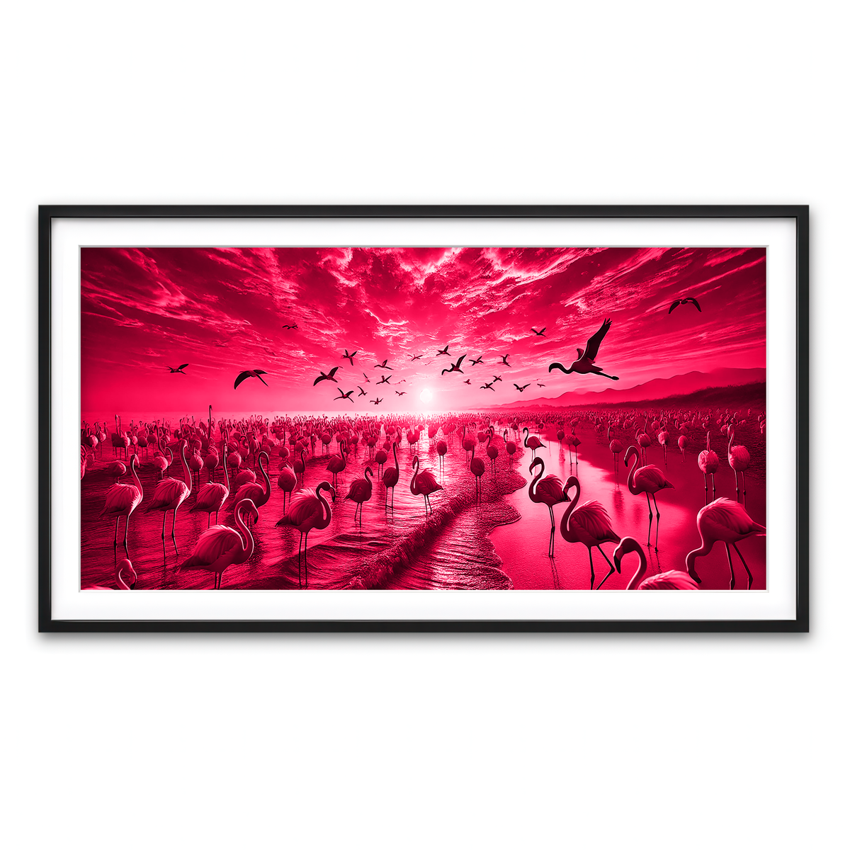 Framed Print 2x1 Black