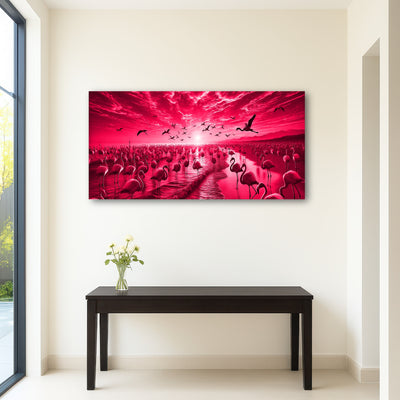 AUTO-MOCKUP ROOM | Flock of Flamingos