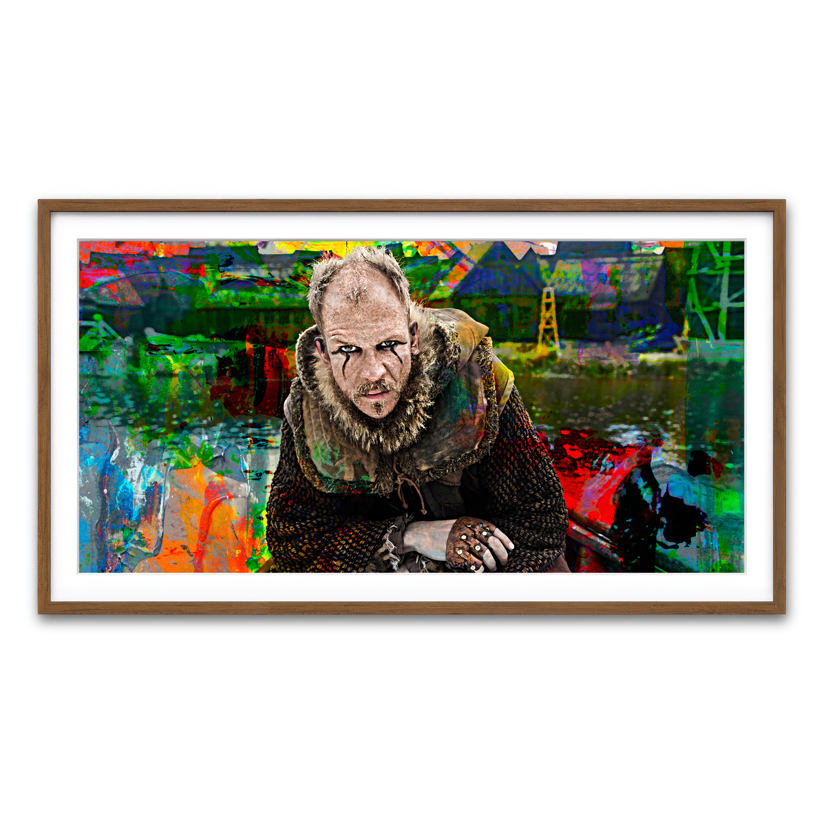 Framed Print 2x1 Walnut