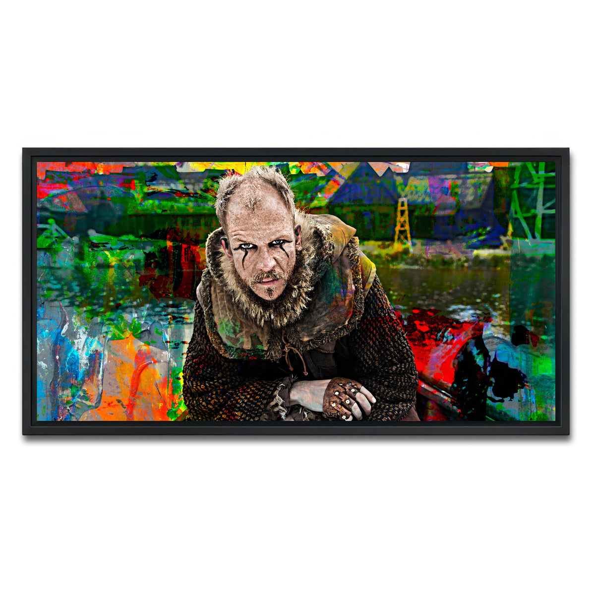 AUTO-MOCKUP WHITE | Floki | 1 Piece | Black Framed Canvas | group=2x1