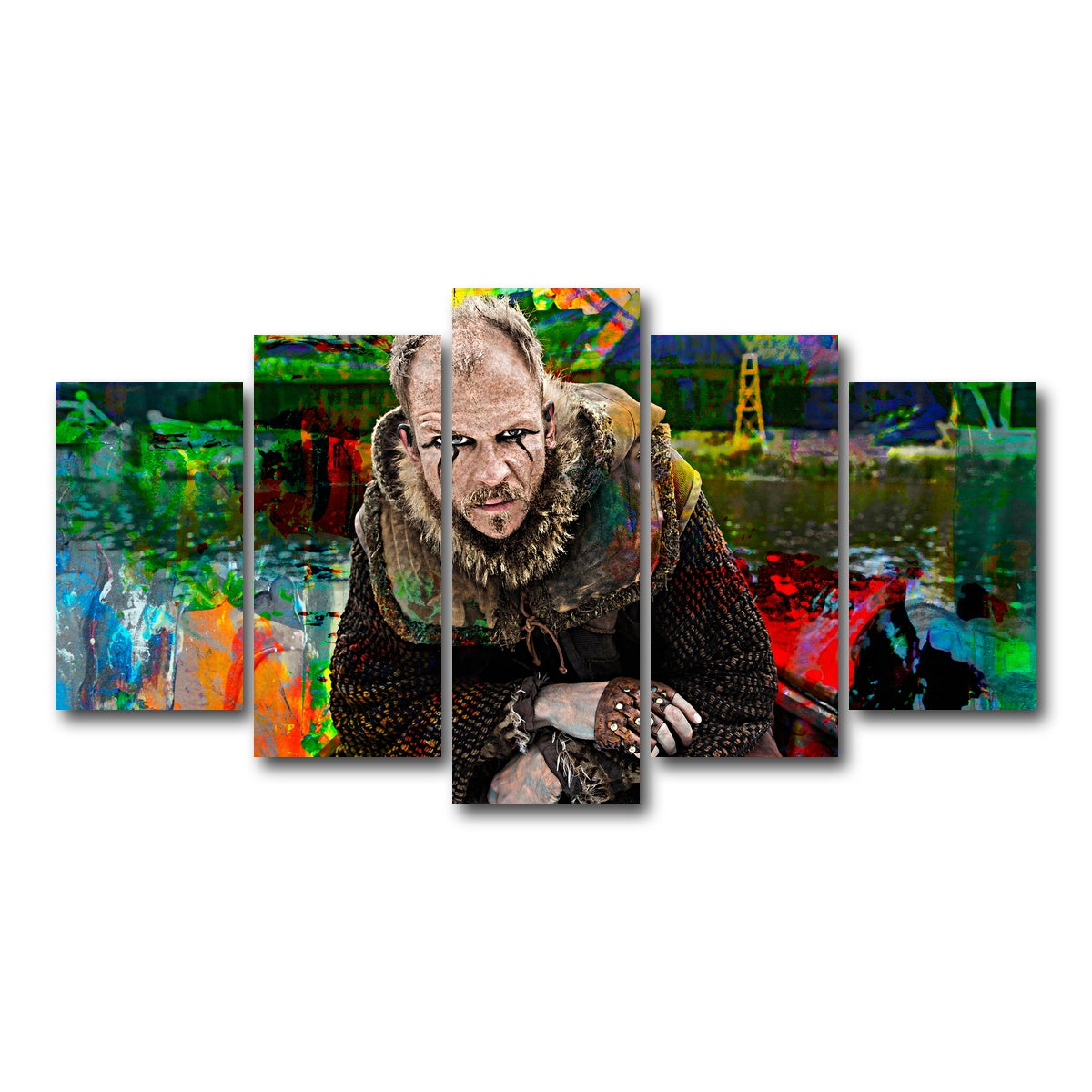 AUTO-MOCKUP WHITE | Floki | 5 Piece | Gallery Wrap Canvas | group=5_normal