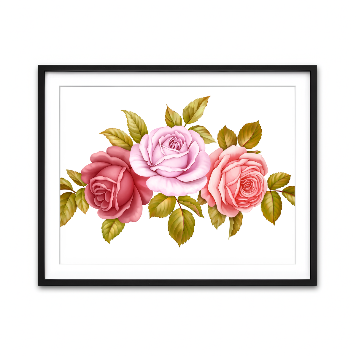 Framed Print 4x3 Black