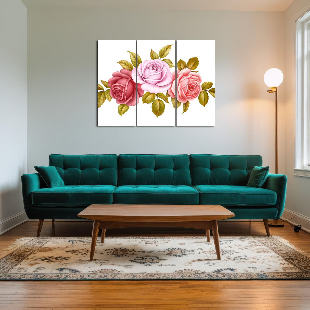 AUTO-MOCKUP ROOM | Floral Bouquet