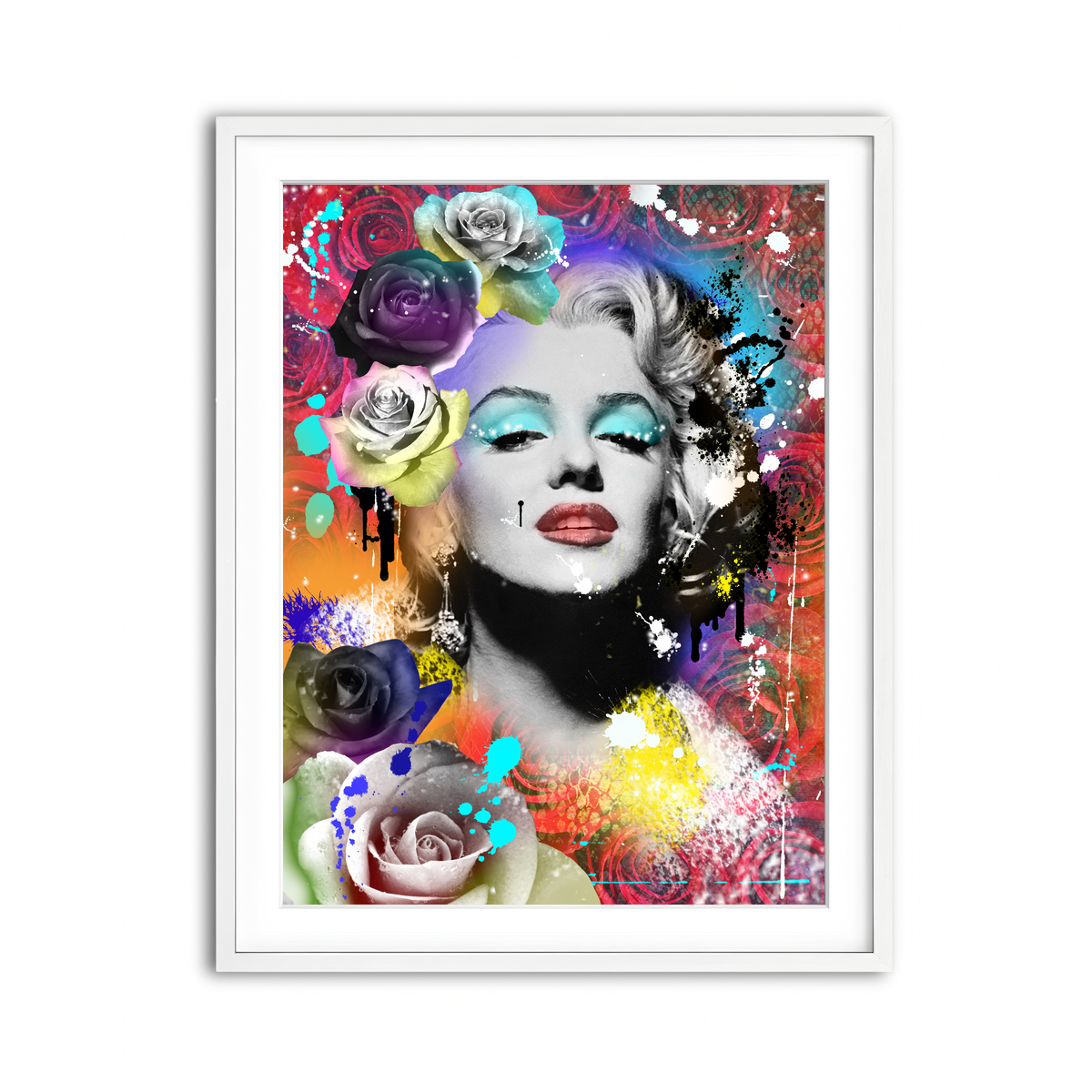 Framed Print 3x4 White