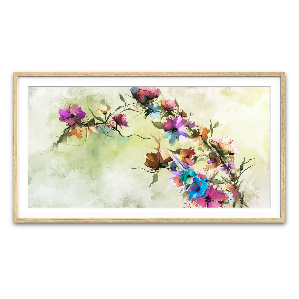 Framed Print 2x1 Natural