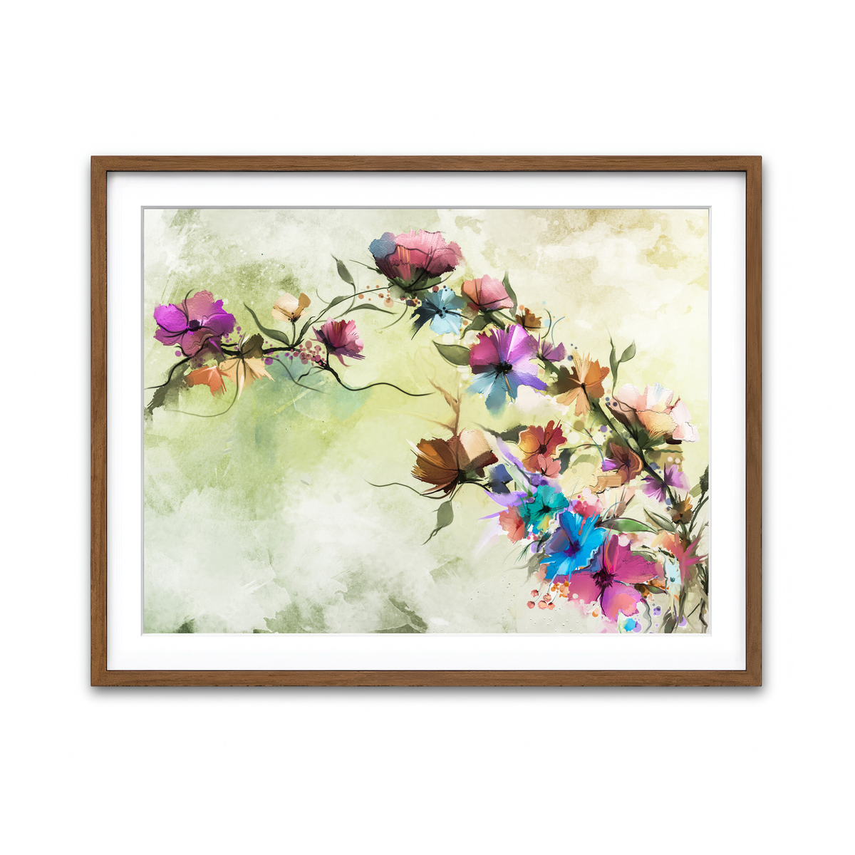 Framed Print 4x3 Walnut