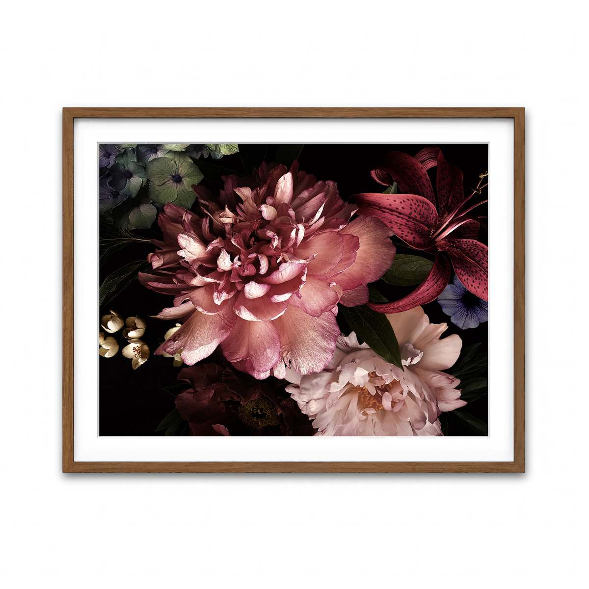 Framed Print 4x3 Walnut