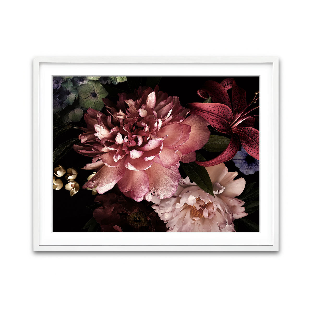 Framed Print 4x3 White