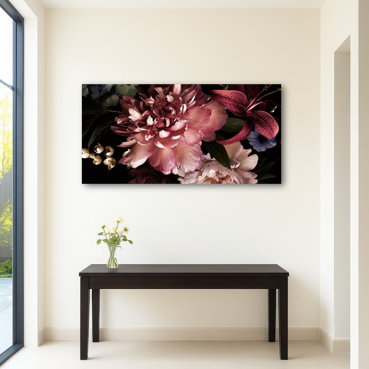 AUTO-MOCKUP ROOM | Floral on Black