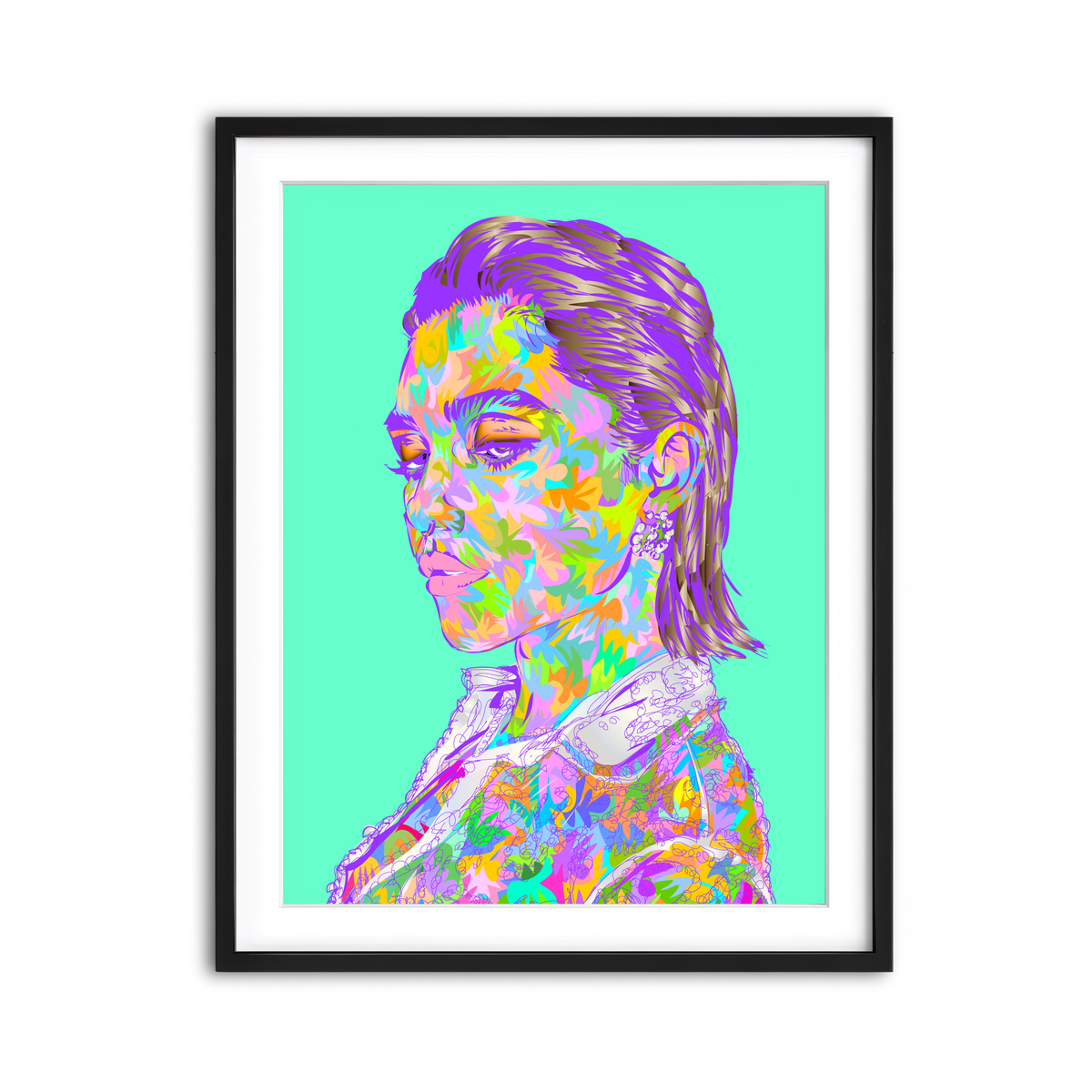 Framed Print 3x4 Black