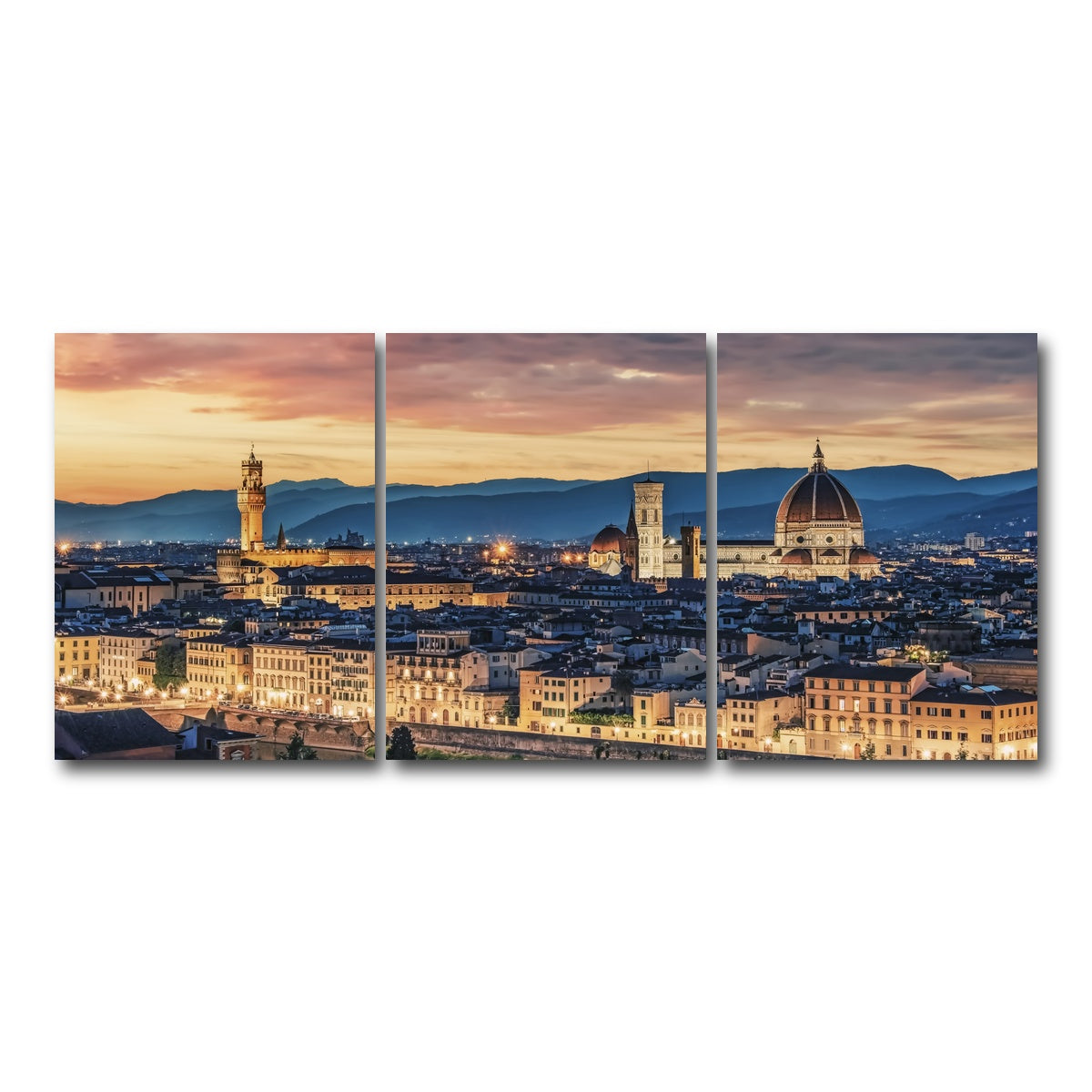 AUTO-MOCKUP WHITE | Florence | 3 Piece | Gallery Wrap Canvas | group=18x24