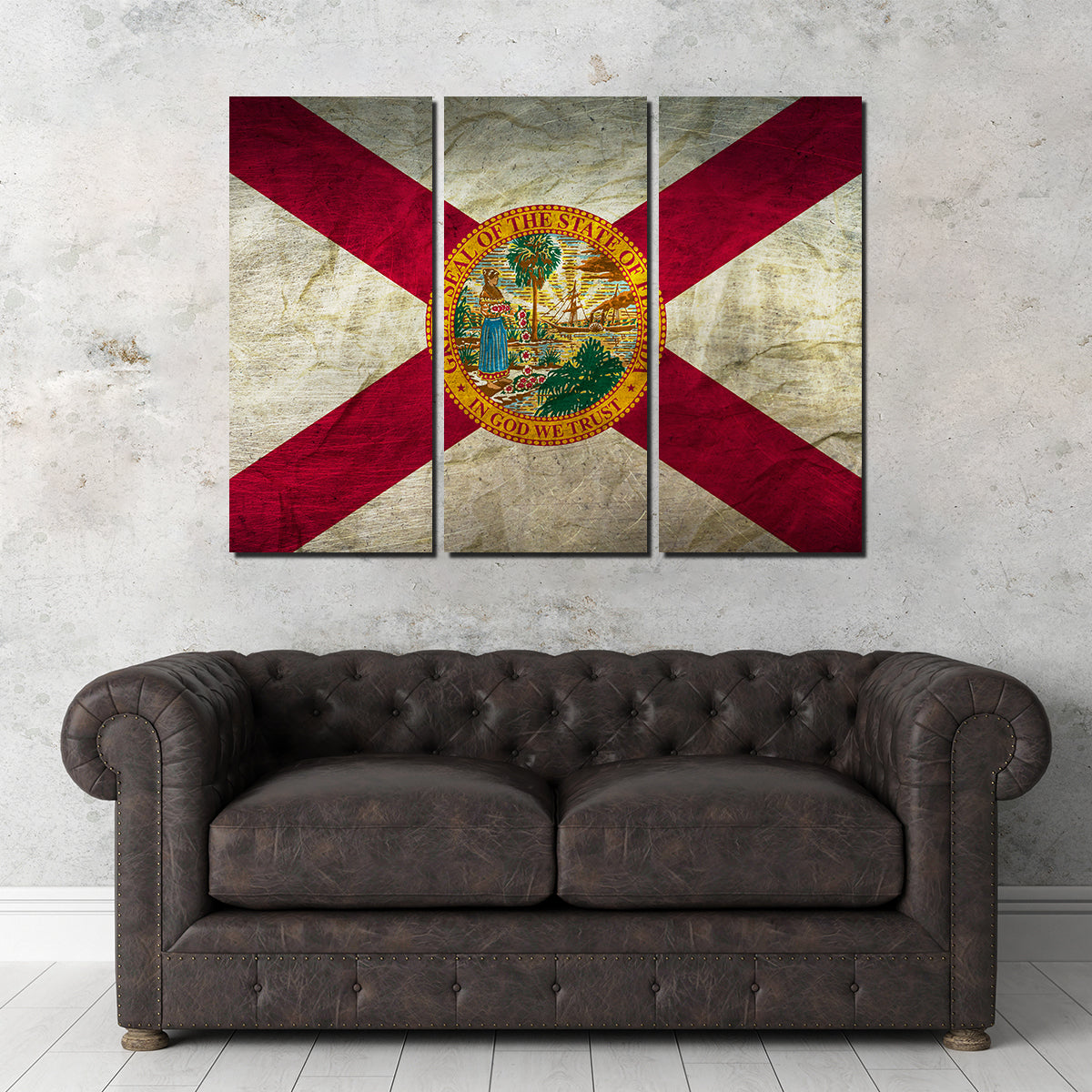 Florida Flag Grunge