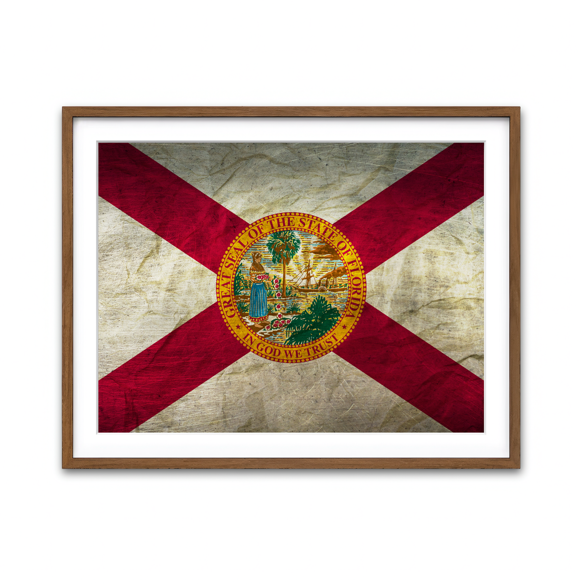 Framed Print 4x3 Walnut