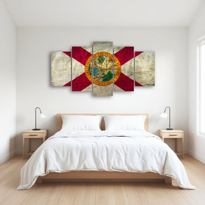 AUTO-MOCKUP ROOM | Florida Flag Grunge