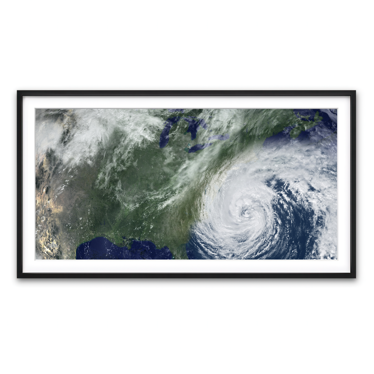 Framed Print 2x1 Black