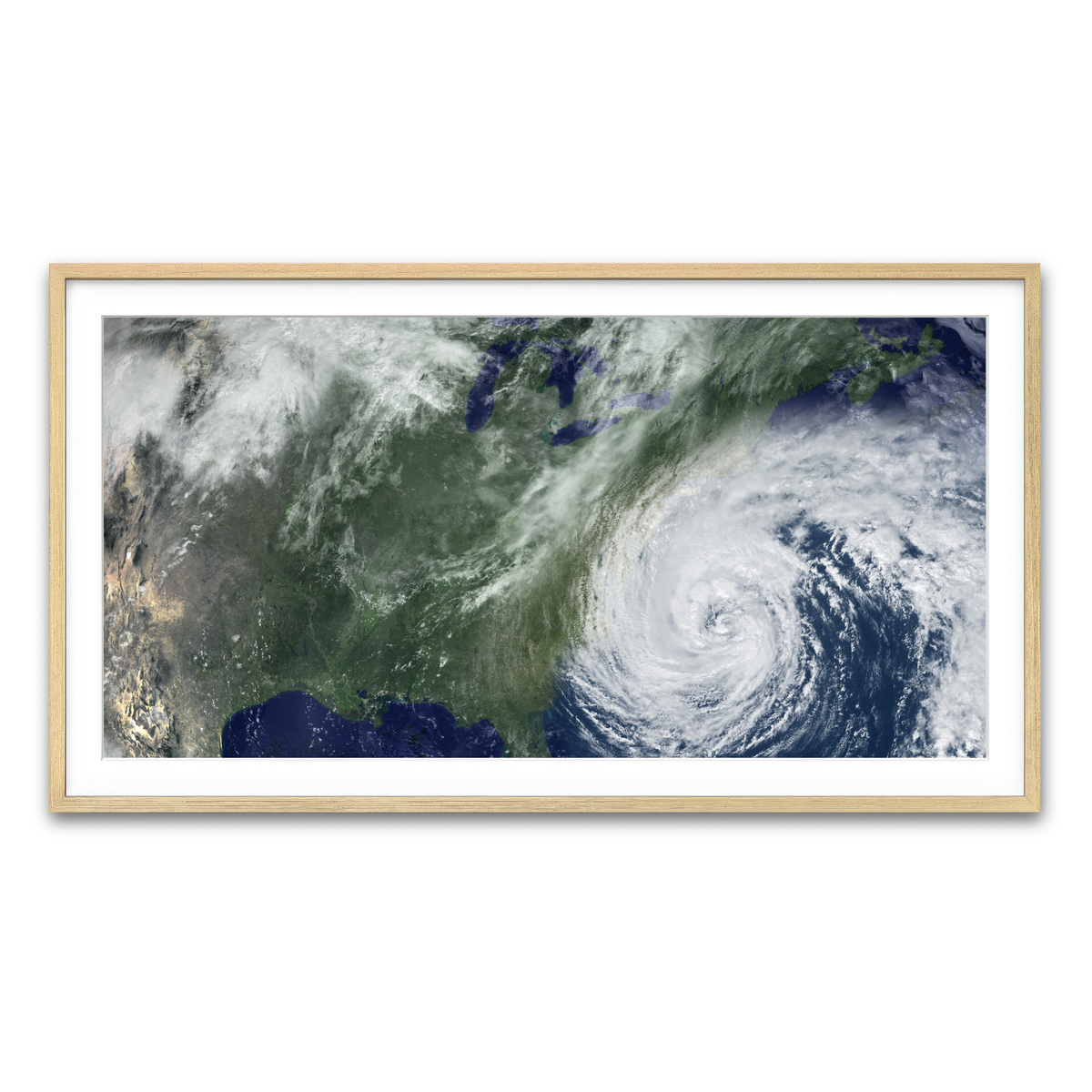 Framed Print 2x1 Natural