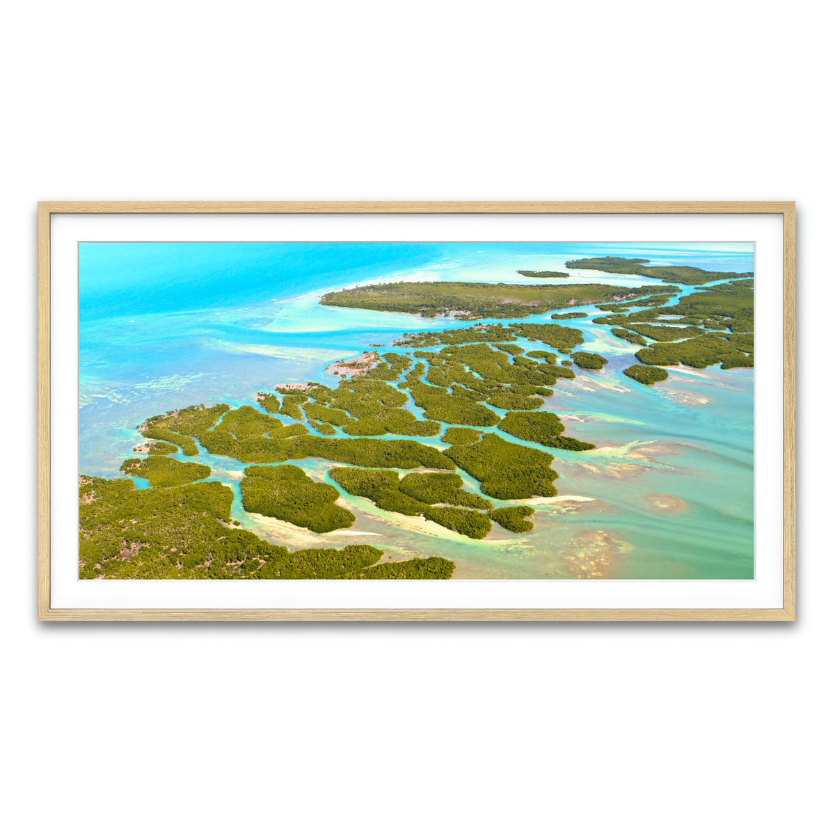 Framed Print 2x1 Natural