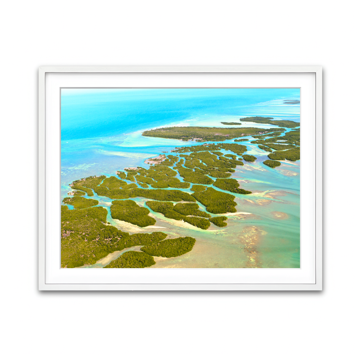 Framed Print 4x3 White
