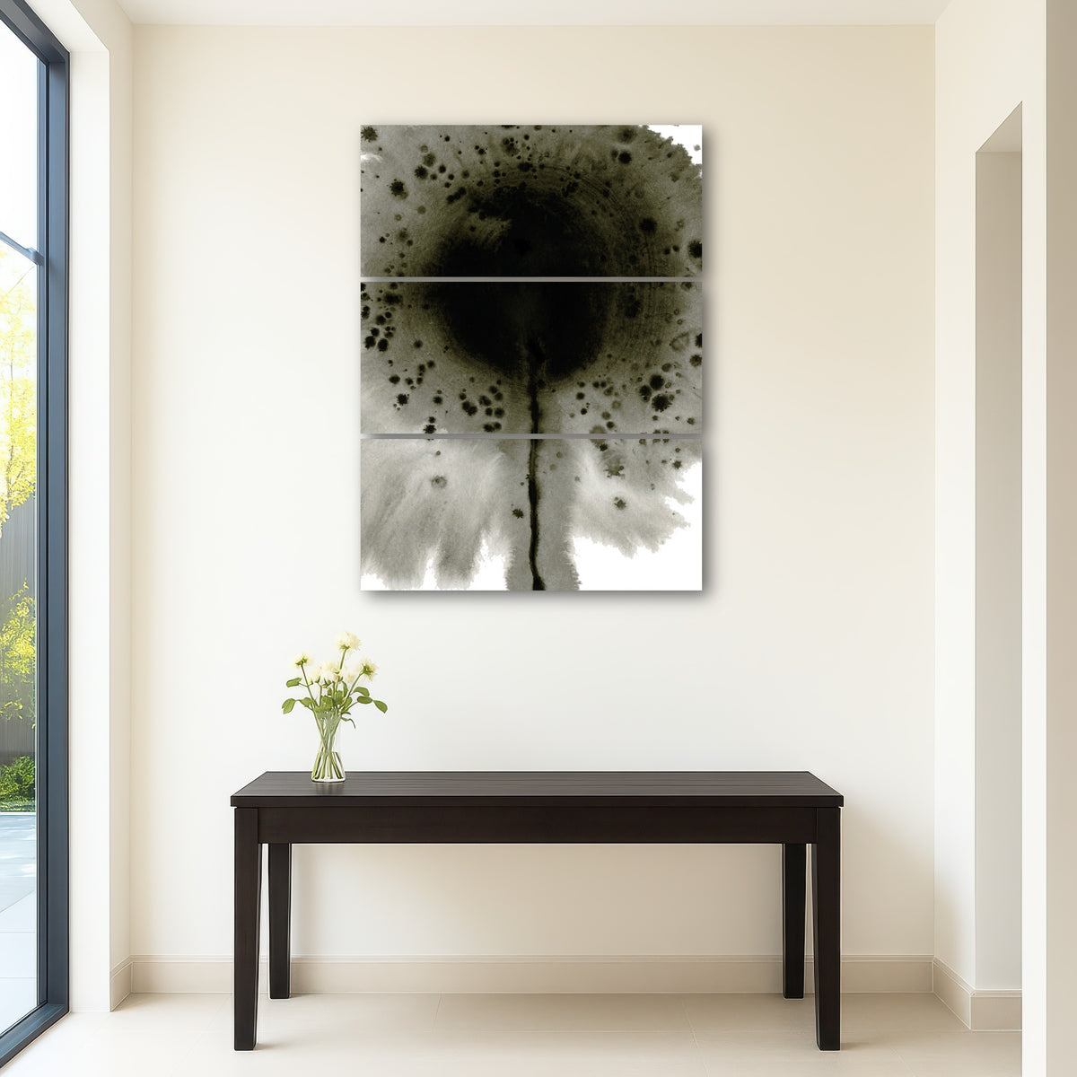 AUTO-MOCKUP ROOM | Flower Grey Spatter