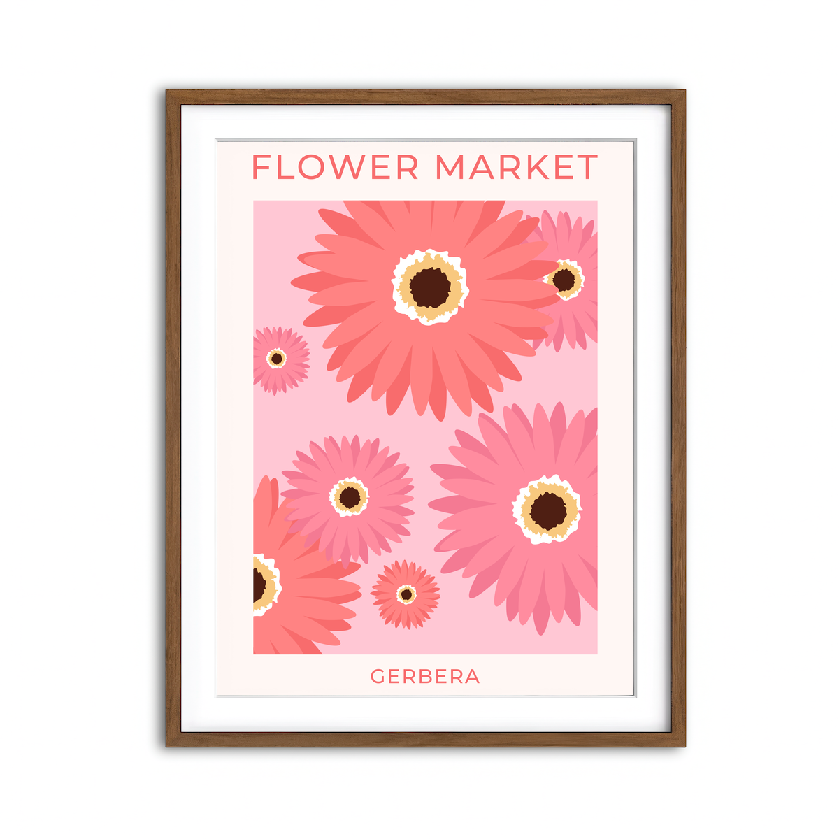 Framed Print 3x4 Walnut