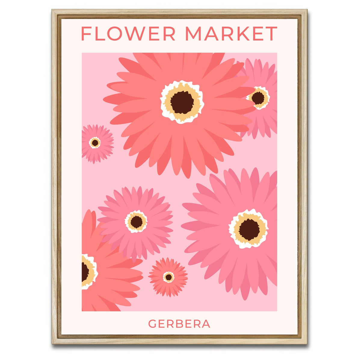 AUTO-MOCKUP WHITE | Flower Market | 1 Piece | Natural Framed Canvas | group=3x4