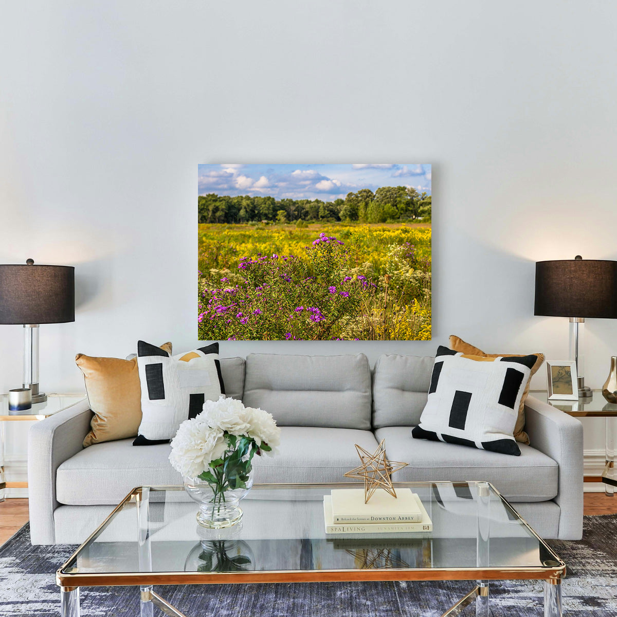 Flowering Prairie at Middlefork Savanna Wall Art