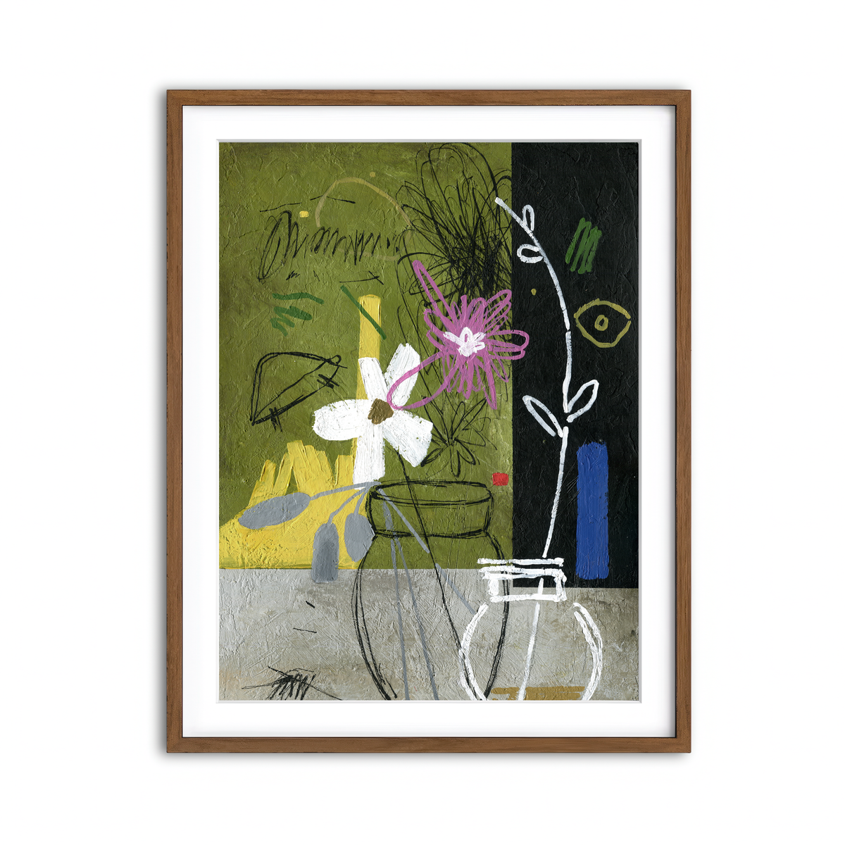 Framed Print 3x4 Walnut